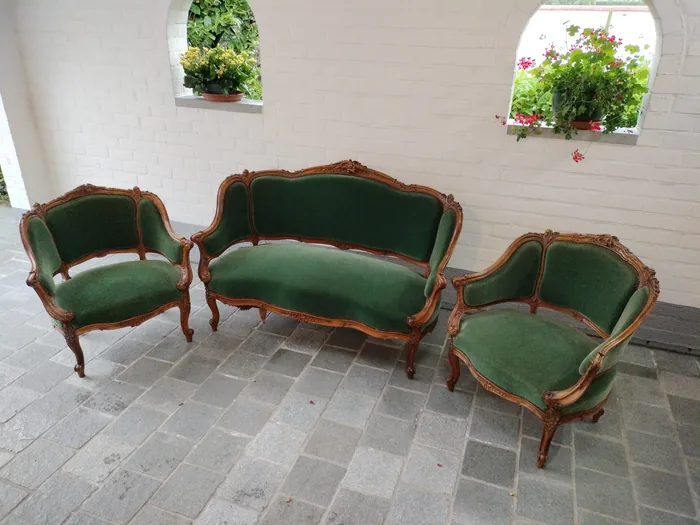 Louis xv zetel set 3+1+1