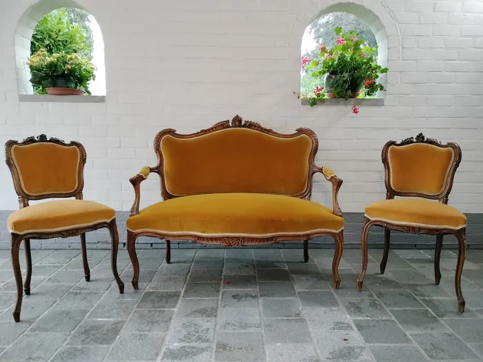 Louis xv zetel set