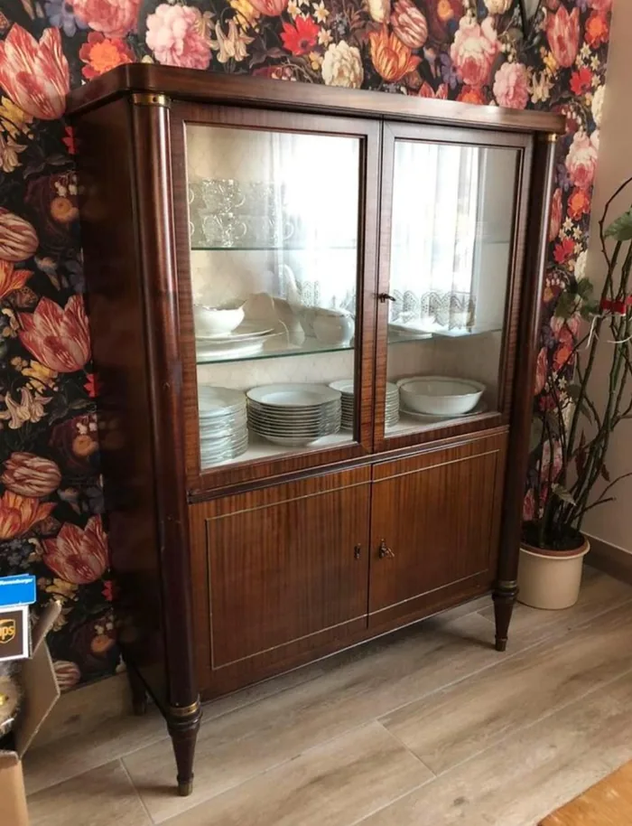 Vintage Vitrine kast jaren 70