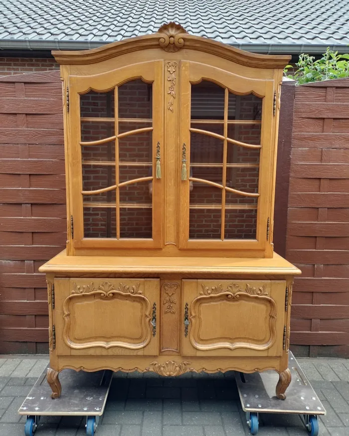 Vitrine kast louis xv